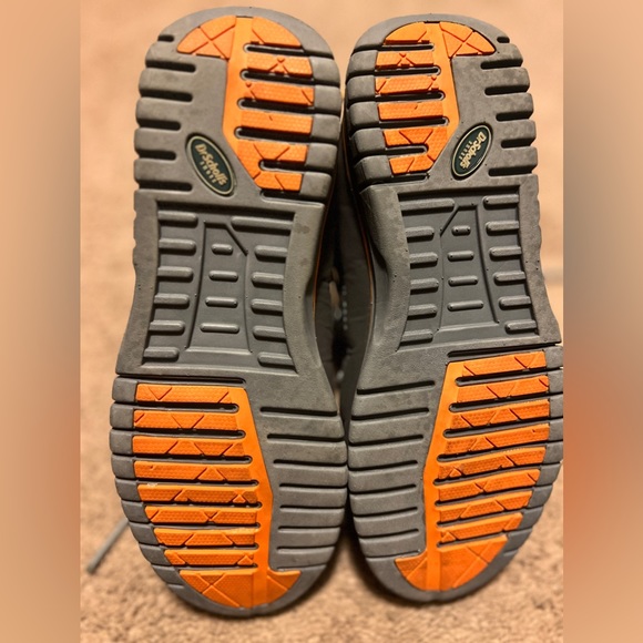 - Dr. Scholls Lace Up Alpine Winter Boots, color: Gray & Orange, Womens 7 … - Picture 8 of 14